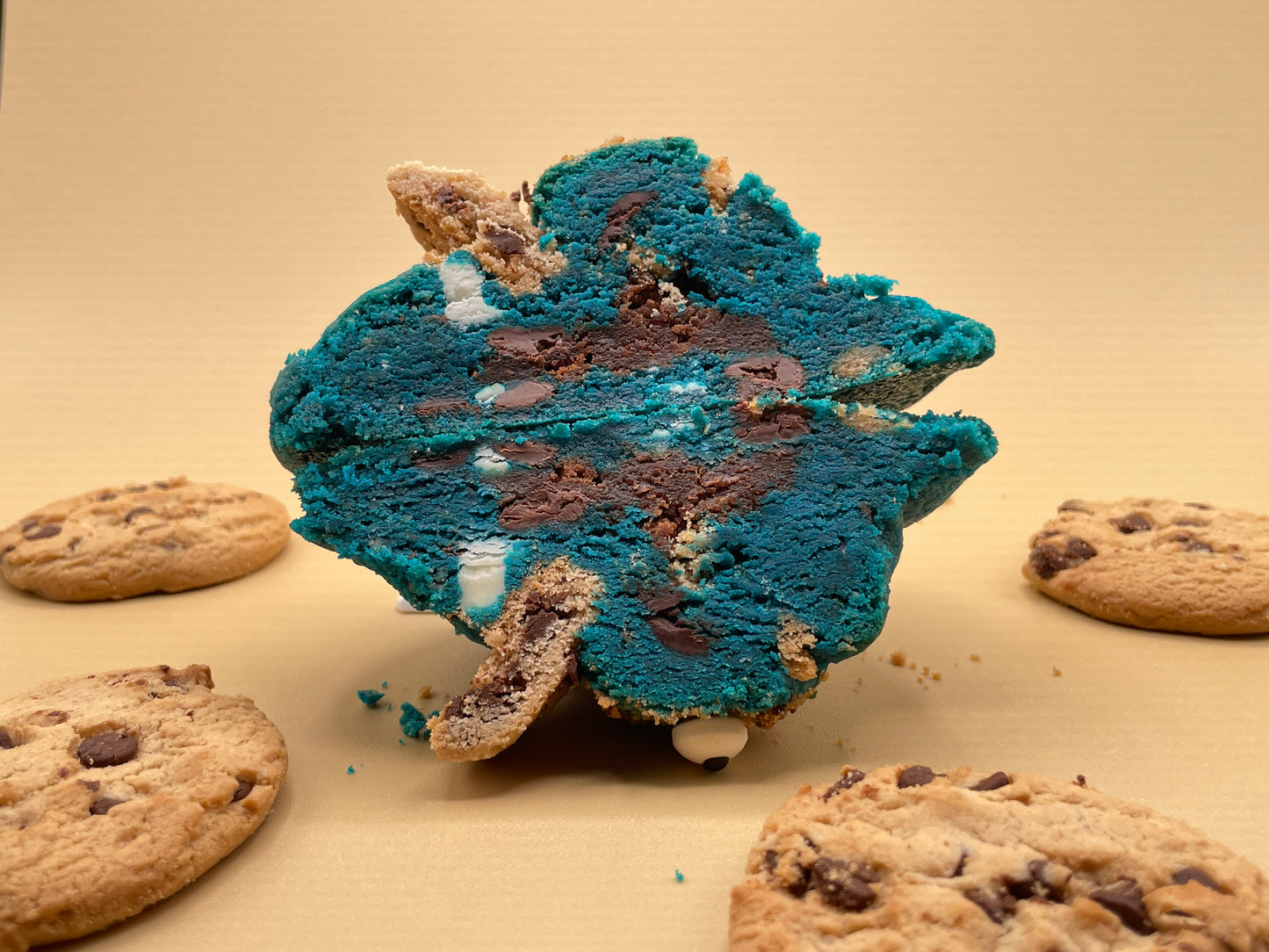 Blue Monster Cookie Brownie